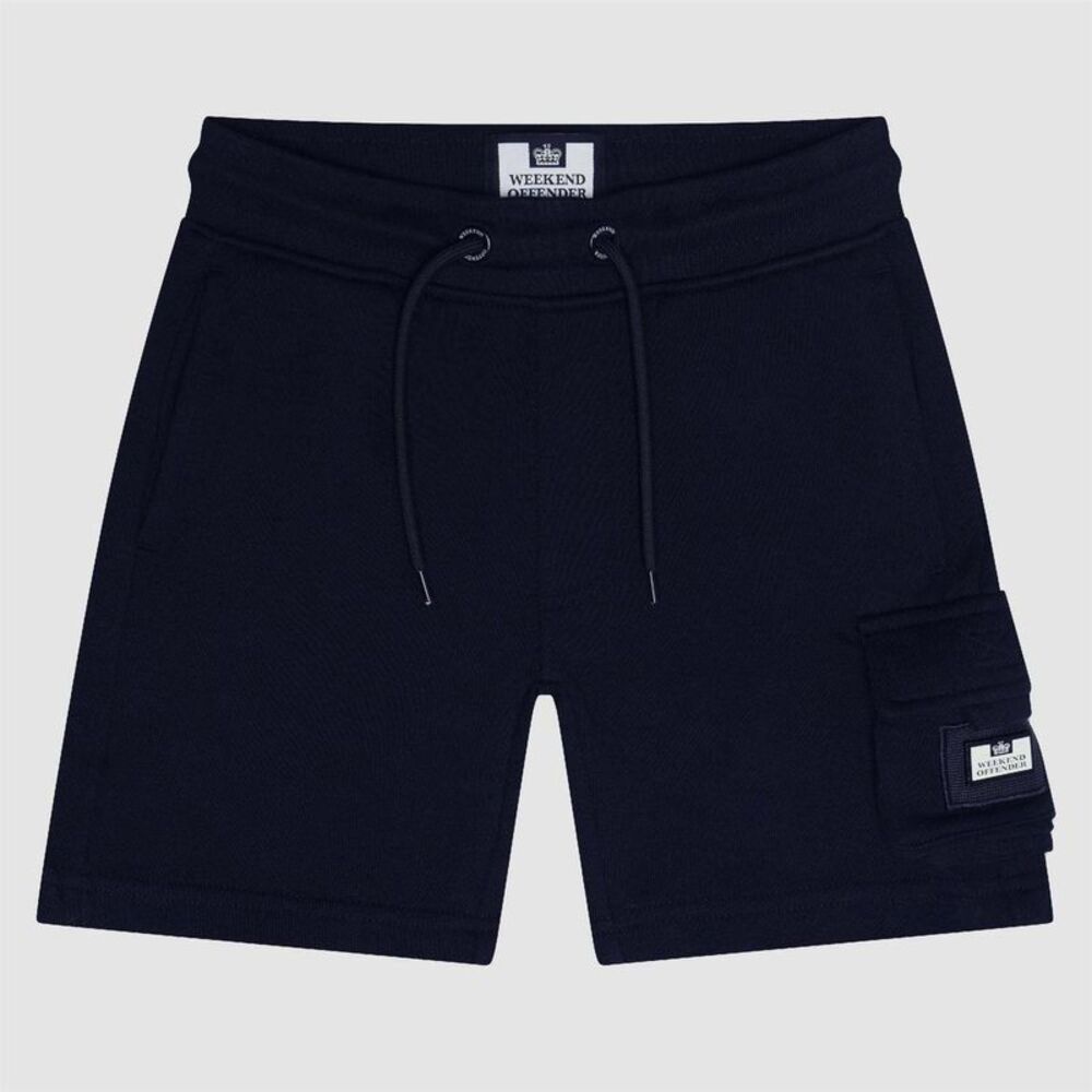Weekend Offender Mens Scandium Sweat Shorts / Navy